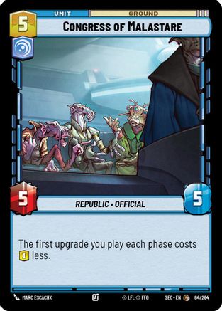 Image of Congress of Malastare (64/264) - Secrets of Power