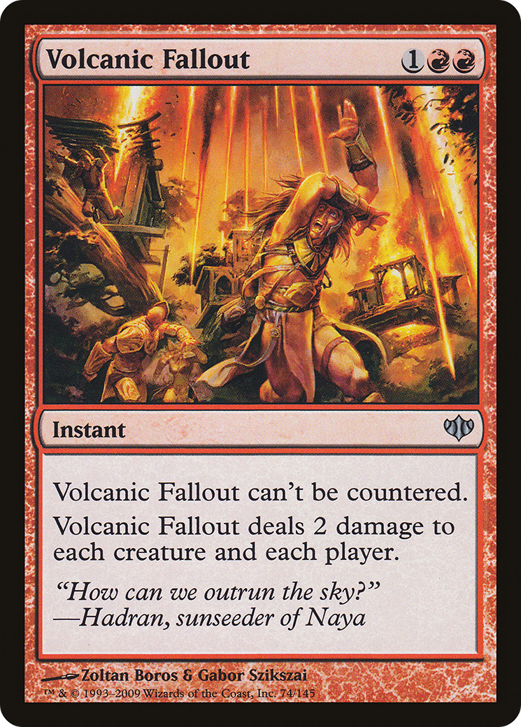 Image of Volcanic Fallout (CON-074) - Conflux Foil