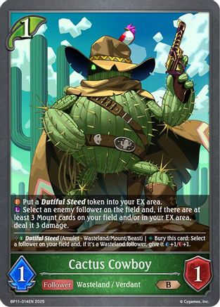 Image of Cactus Cowboy (BP11-014EN) - BP11 Bullet of Fate