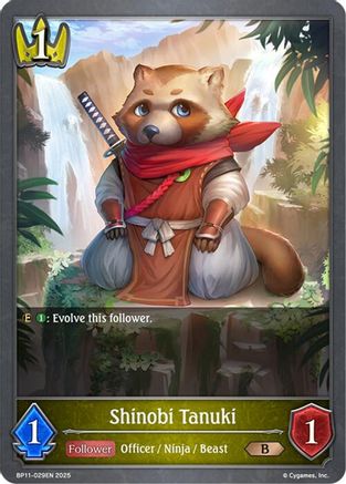 Image of Shinobi Tanuki (BP11-029EN) - BP11 Bullet of Fate