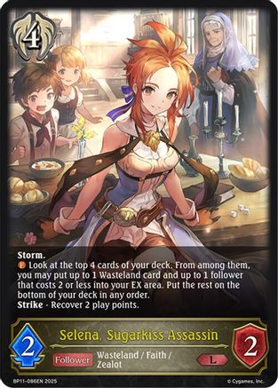 Image of Selena, Sugarkiss Assassin (BP11-086EN) - BP11 Bullet of Fate