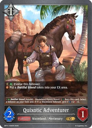 Image of Quixotic Adventurer (BP11-105EN) - BP11 Bullet of Fate