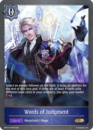 Image of Words of Judgment - P11 (Foil) (BP11-P11EN) - BP11 Bullet of Fate