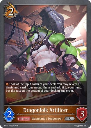 Image of Dragonfolk Artificer - P15 (Foil) (BP11-P15EN) - BP11 Bullet of Fate