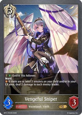 Image of Vengeful Sniper - P21 (Foil) (BP11-P21EN) - BP11 Bullet of Fate