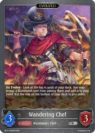 Image of Wandering Chef (Evolved) - P26 (Foil) (BP11-P26EN) - BP11 Bullet of Fate