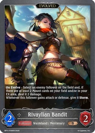 Image of Rivaylian Bandit (Evolved) - P28 (Foil) (BP11-P28EN) - BP11 Bullet of Fate