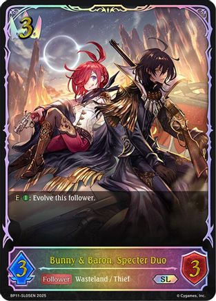Image of Bunny & Baron, Specter Duo (SL) (BP11-SL05EN) - BP11 Bullet of Fate