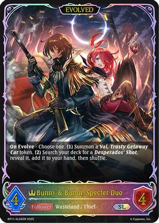 Image of Bunny & Baron, Specter Duo (Evolved) (SL) (BP11-SL06EN) - BP11 Bullet of Fate