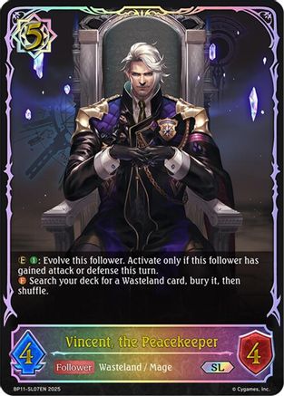 Image of Vincent, the Peacekeeper (SL) (BP11-SL07EN) - BP11 Bullet of Fate