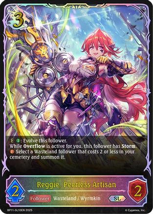 Image of Reggie, Peerless Artisan (SL) (BP11-SL10EN) - BP11 Bullet of Fate