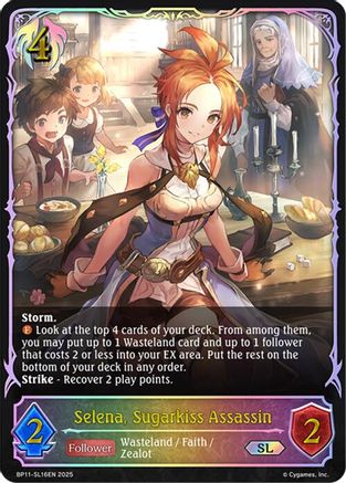 Image of Selena, Sugarkiss Assassin (SL) (BP11-SL16EN) - BP11 Bullet of Fate