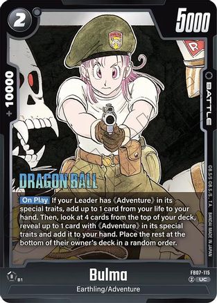 Image of Bulma - FB07-115 (FB07-115) - Manga Booster 02 Holofoil