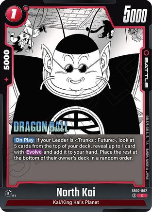 Image of North Kai (SB02-002) - Manga Booster 02 Holofoil