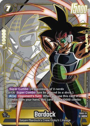 Image of Bardock - FB08-111 (Alternate Art) (FB08-111) - Saiyans Pride Holofoil