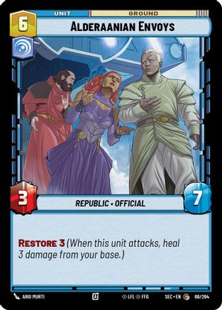 Image of Alderaanian Envoys (66/264) - Secrets of Power