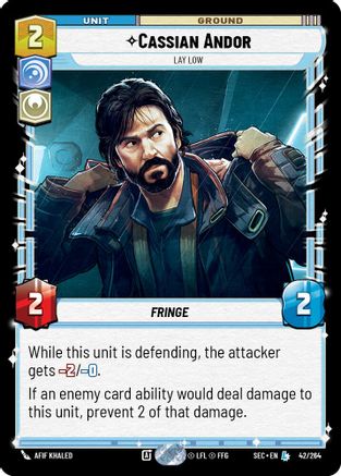 Image of Cassian Andor - Lay Low (42/264) - Secrets of Power