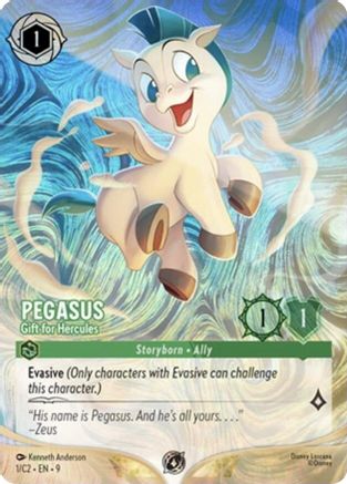 Image of Pegasus - Gift for Hercules (1) - Disney Lorcana Promo Cards