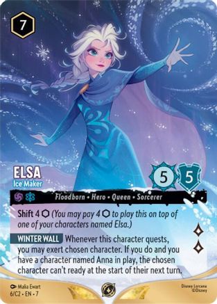 Image of Elsa - Ice Maker (6) - Disney Lorcana Promo Cards
