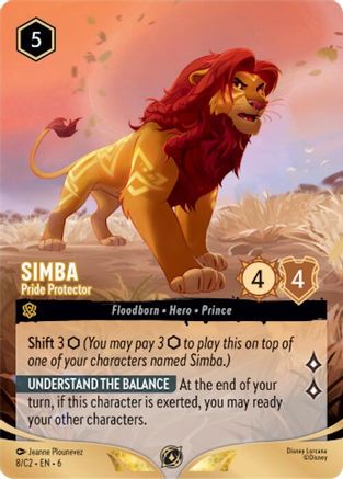 Image of Simba - Pride Protector (8) - Disney Lorcana Promo Cards Holofoil