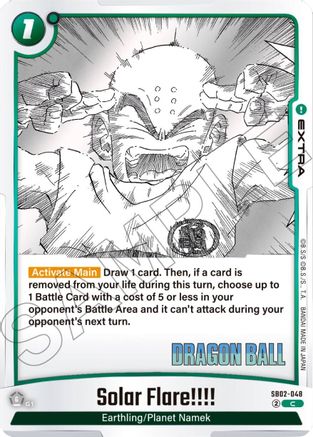 Image of Solar Flare!!!! (SB02-048) - Manga Booster 02 Holofoil