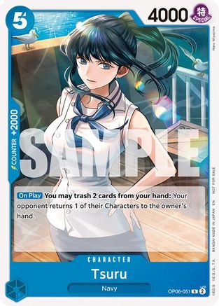 Image of Tsuru (Tournament Pack 2025 Vol. 4) (OP06-051) - One Piece Promotion Cards