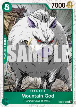 Image of Mountain God (Pirate Foil) (EB01-018) - Premium Booster -The Best- Vol. 2 Foil