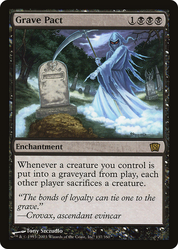 Image of Grave Pact (8ED-137) - 8th Edition Foil