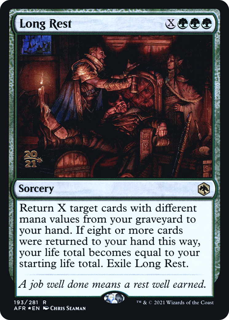 Image of Long Rest (PRE-193) - Adventures in the Forgotten Realms Promos Foil