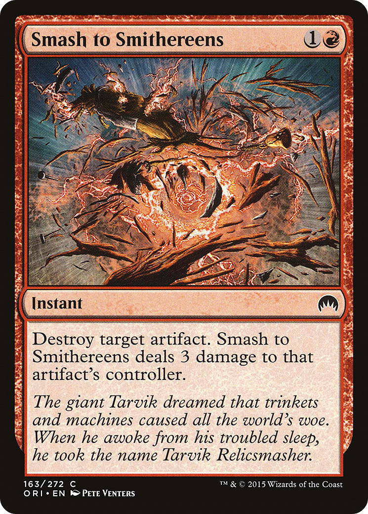 Image of Smash to Smithereens (ORI-163) - Magic Origins Foil
