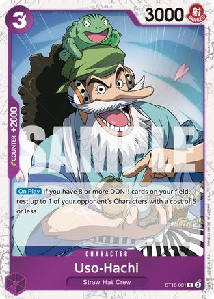 Image of Uso-Hachi (Pirate Foil) (ST18-001) - Premium Booster -The Best- Vol. 2 Foil