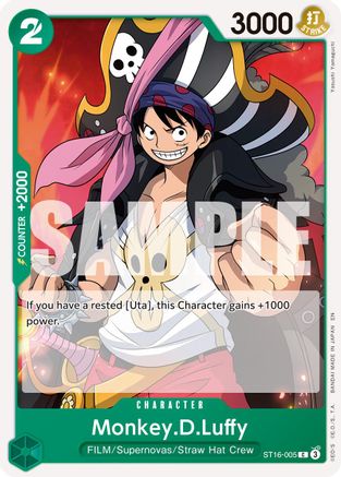 Image of Monkey.D.Luffy - ST16-005 (Reprint) (ST16-005) - Premium Booster -The Best- Vol. 2