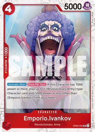 Image of Emporio.Ivankov (Pirate Foil) (OP05-004) - Premium Booster -The Best- Vol. 2 Foil