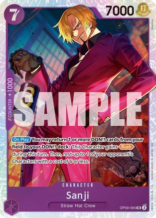 Image of Sanji - OP09-065 (Reprint) (OP09-065) - Premium Booster -The Best- Vol. 2 Foil