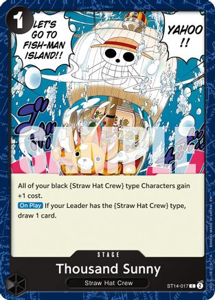 Image of Thousand Sunny (Reprint) (ST14-017) - Premium Booster -The Best- Vol. 2