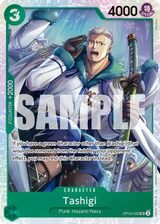 Image of Tashigi (Reprint) (OP10-032) - Premium Booster -The Best- Vol. 2 Foil