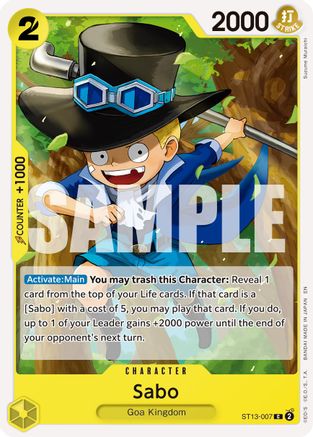 Image of Sabo - ST13-007 (Reprint) (ST13-007) - Premium Booster -The Best- Vol. 2
