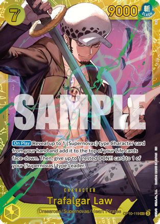 Image of Trafalgar Law - OP10-119 (Reprint) (OP10-119) - Premium Booster -The Best- Vol. 2 Foil