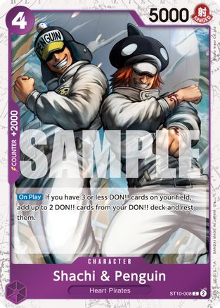Image of Shachi & Penguin (Pirate Foil) (ST10-008) - Premium Booster -The Best- Vol. 2 Foil