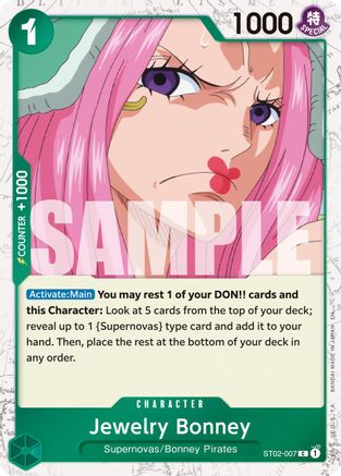 Image of Jewelry Bonney - ST02-007 (Pirate Foil) (ST02-007) - Premium Booster -The Best- Vol. 2 Foil
