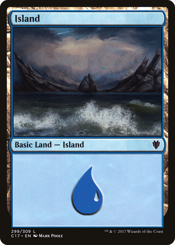Image of Island (299) (C17-299) - Commander 2017