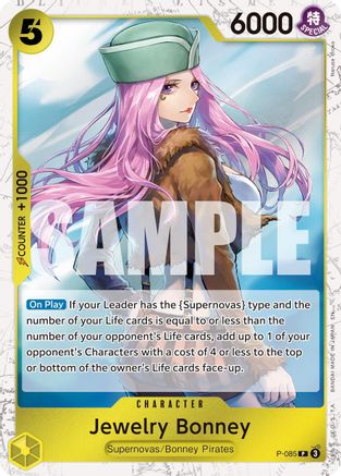 Image of Jewelry Bonney - P-085 (Pirate Foil) (P-085) - Premium Booster -The Best- Vol. 2 Foil