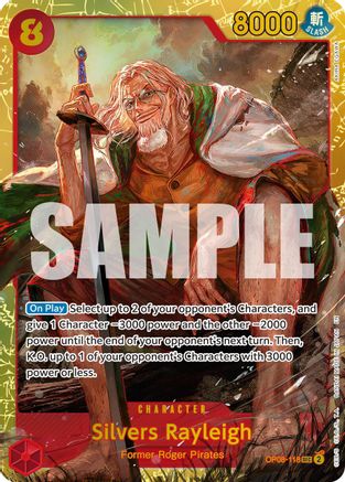 Image of Silvers Rayleigh - OP08-118 (Reprint) (OP08-118) - Premium Booster -The Best- Vol. 2 Foil