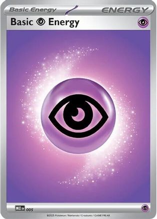 Image of Basic Psychic Energy 005  - Reverse Holofoil MEE Mega Evolution Energies - Common