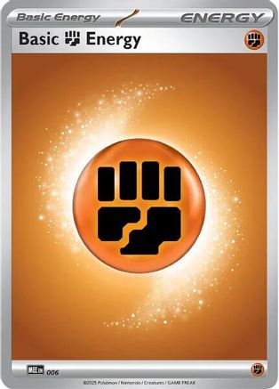 Image of Basic Fighting Energy 006  MEE Mega Evolution Energies - Common