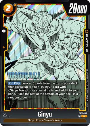 Image of Ginyu - FB01-108 (FB01-108) - Manga Booster 02 Holofoil