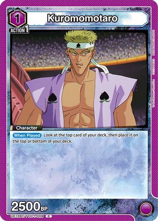 Image of Kuromomotaro (Box Topper Foil) (UE13BT/YYH-1-009) - UE13BT Yu Yu Hakusho Ghost Files Foil