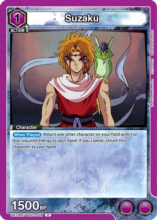 Image of Suzaku (Box Topper Foil) (UE13BT/YYH-1-016) - UE13BT Yu Yu Hakusho Ghost Files Foil