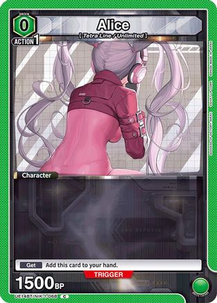 Image of Alice (068) (UE14BT/NIK-1-068) - UE14BT GODDESS OF VICTORY NIKKE