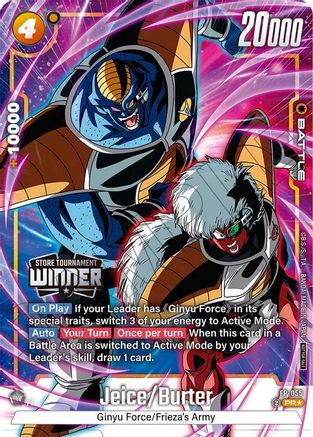 Image of Jeice/Burter (Tournament Pack -Winner- 08) (FP-055) - Tournament and Championship Promos Holofoil